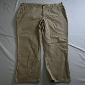 RedHead 46x30 Khaki 100% Cotton Canvas Carpenter Mens Pants